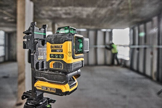Dewalt Self-leveling Linear Laser Level Green Beam 18V with Working Range 40m