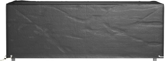 vidaXL Waterproof Dining Table Cover Black 192x82x65cm