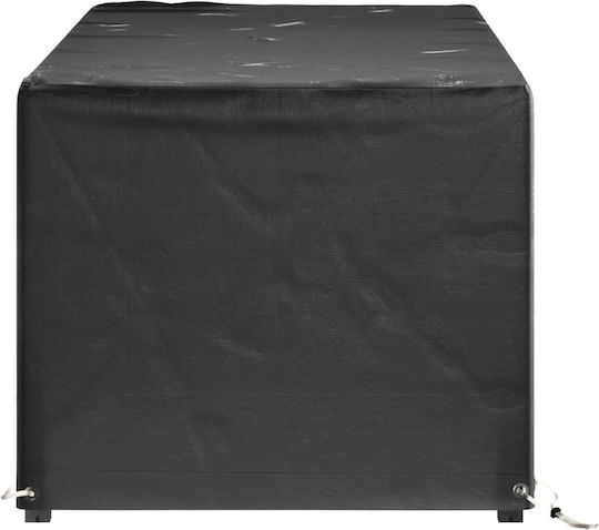 vidaXL Waterproof Dining Table Cover Black 192x82x65cm