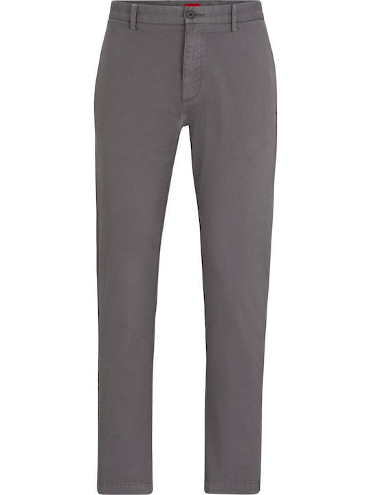 Trousers Elastic in Slim Fit Gray