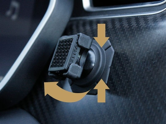 Tetrax Fixway Auto Handyhalterung mit Magnet Schwarz