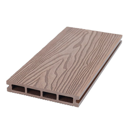 Showood WPC Plank for Garden Flooring Brown 360x15cm