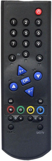 KAL Electronics Compatibil Telecomandă 0072 pentru TV Grundig