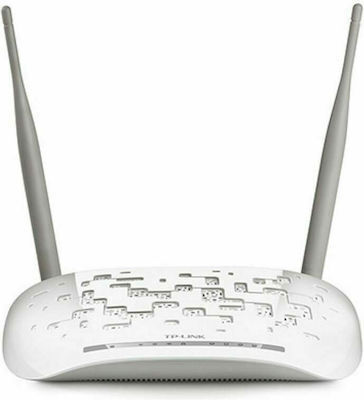 TP-LINK TD-W8961N v1 ADSL2+ Drahtlos Wi‑Fi 4 mit 4 Anschlüssen Ethernet