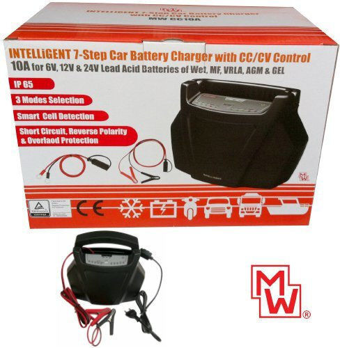 Minwa Car Battery Charger & Maintainer 6/12/24V