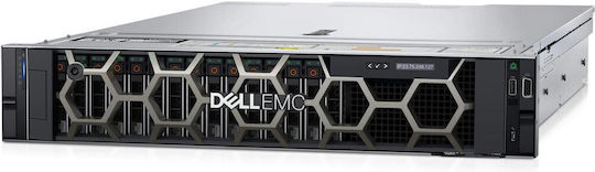 Dell PowerEdge R550 (Xeon Сребро 4310/16GB DDR4/960GB SSD/Без операционна система)