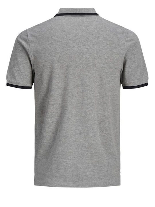 Projekt Produkt Herren Kurzarmshirt Polo Gray