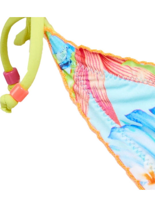 Drea Seasalt Bikini Slip με Κορδονάκια Τιρκουάζ