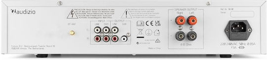 Audizio AD200A Integrierter Hi-Fi-Verstärker Stereo 110.110 Silber
