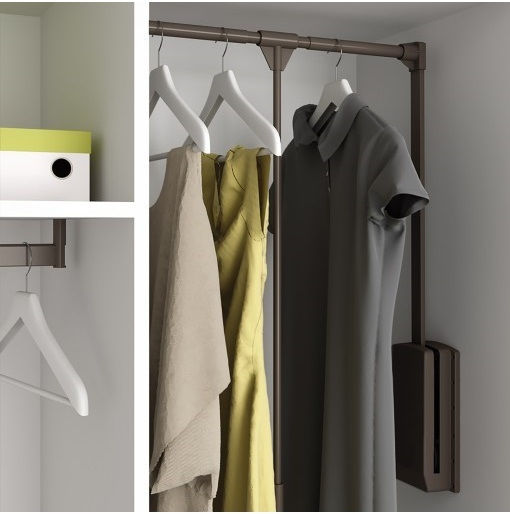 Emuca Metal Wardrobe Lift Brown 223-9283913### 1pcs