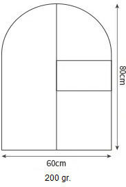 Smart Travel Fabric Hanging Storage Case For Clothes in Blue Color 60x80cm 1pcs