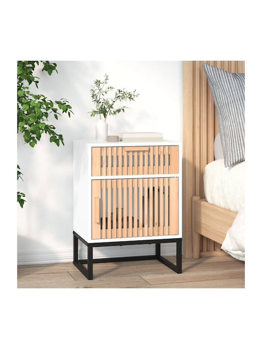 Noptiere Bej 2buc 40x30x55.5cm