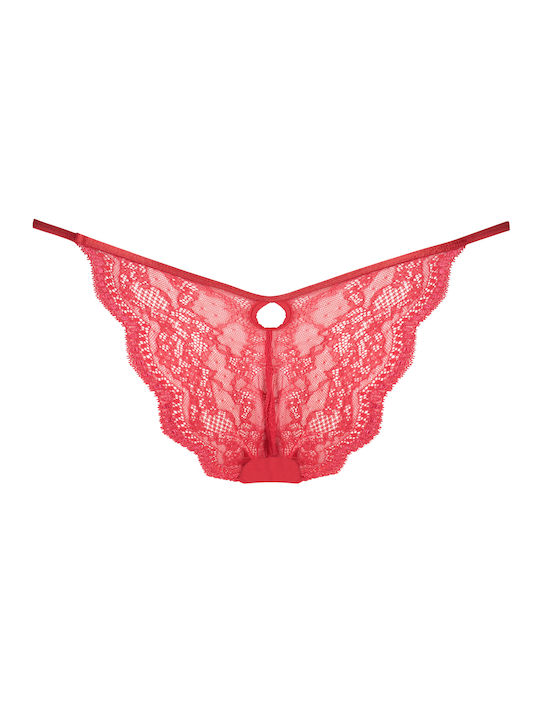 Hunkemöller Women's Brazil with Lace Red