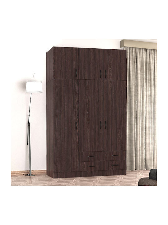 Regina Triple Door Wardrobe Wenge 150x60x240cm