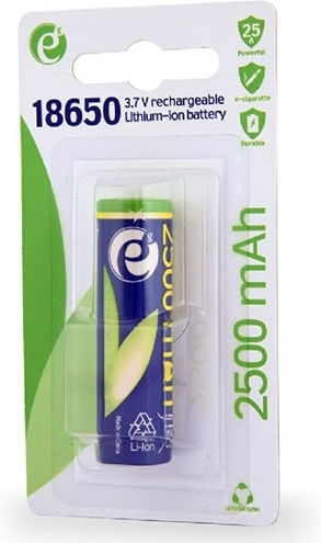 Energenie Επαναφορτιζόμενη Μπαταρία 18650 Li-ion 2500mAh 3.7V 1τμχ