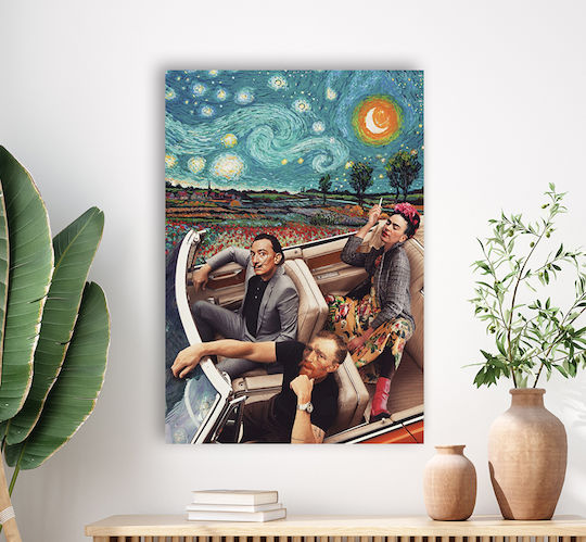 I-gallery Night Ride At Painting on Canvas 40x60cm