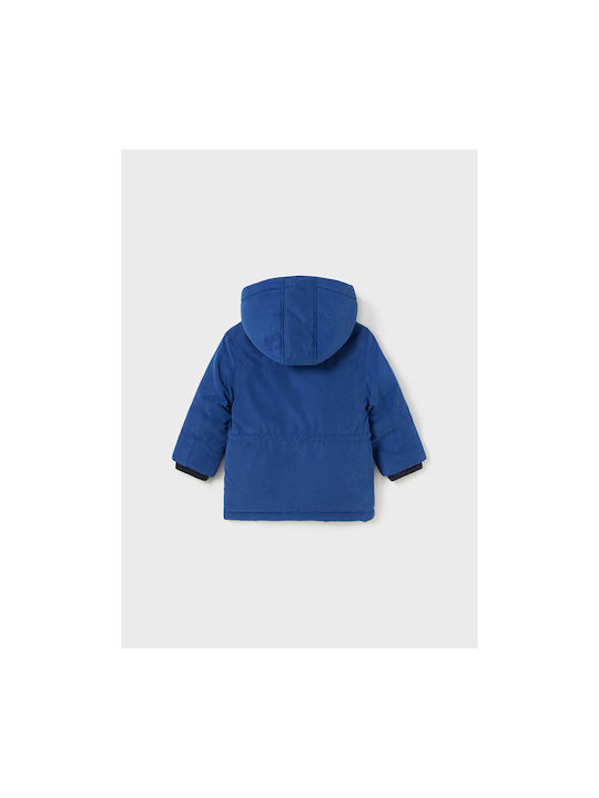 Mayoral Boys Parka Blue with Ηood