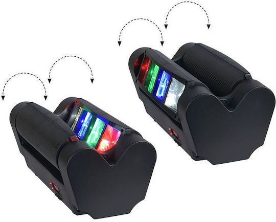Light4me Φωτορυθμικό Beam LED DMX Spider MKII Turbo RGBW