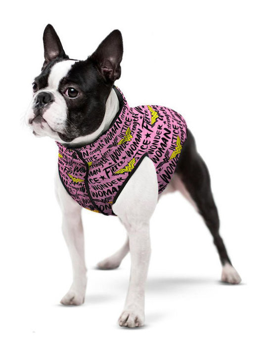 WauDog Pink Waterproof Dog Coat XSmall with 25cm Back Length