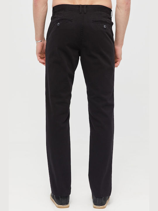 Aristoteli Bitsiani Men's Trousers Chino in Regular Fit Black