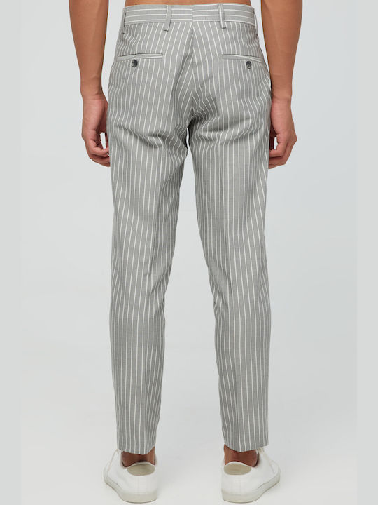 Aristoteli Bitsiani Herrenhose Chino in Slim Passform Gray