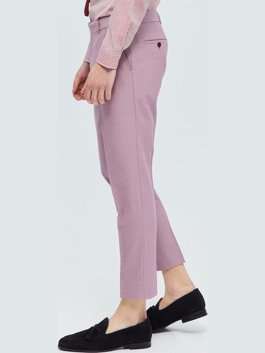 Pantaloni Chino Elastic Violet