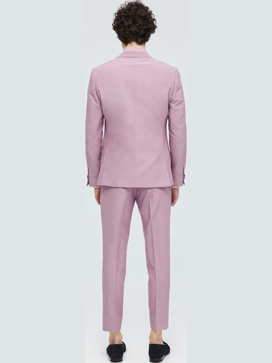 Pantaloni Chino Elastic Violet