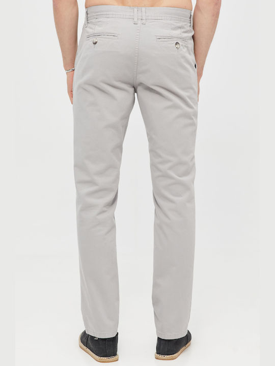 Aristoteli Bitsiani Herrenhose Chino in Normaler Passform Gray