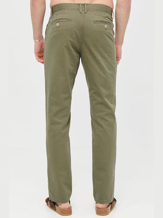 Aristoteli Bitsiani Herrenhose Chino in Normaler Passform Khaki