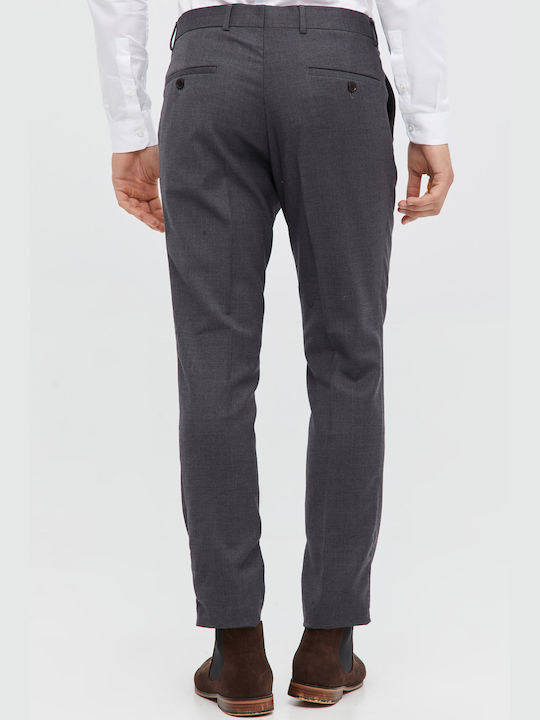 Aristoteli Bitsiani Men's Trousers Suit in Slim Fit Gray