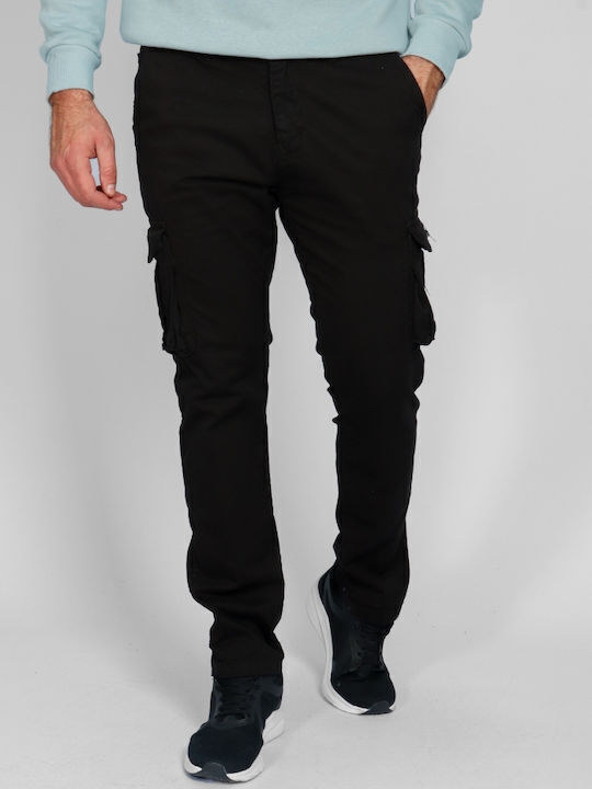 Free Wear Men's Trousers Cargo Black