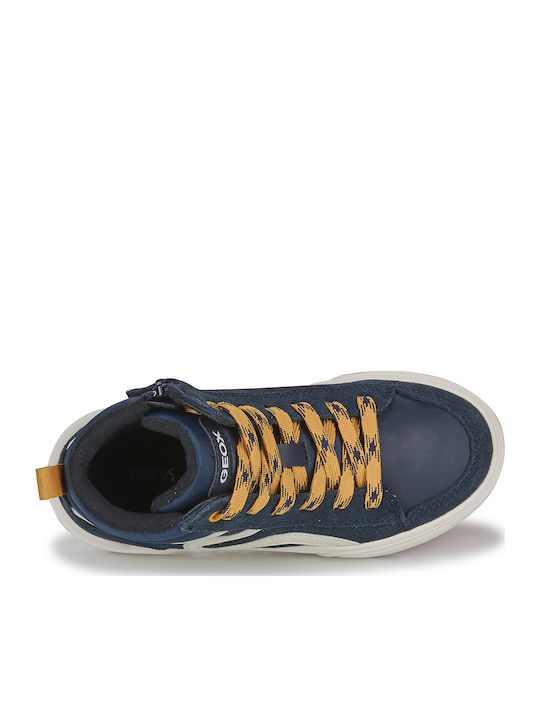 Weemble Παιδικά Sneakers High Ανατομικά Navy Μπλε