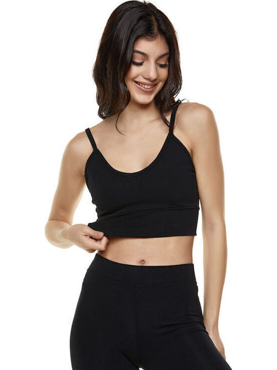 Women's Sports Bra without Padding Black
