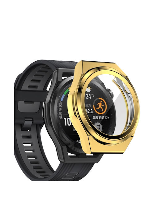 Силиконов Калъф в Златист цвят за Huawei Watch GT Runner - Хуавей Уотч ГТ Рънър