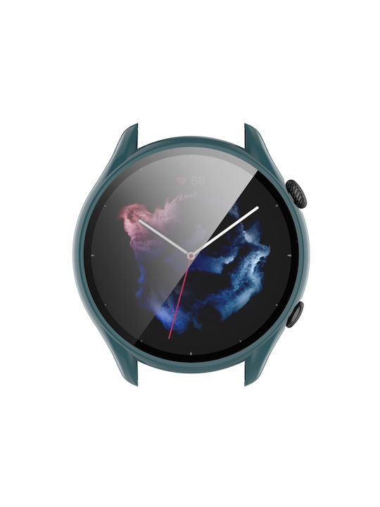 Πλαστική Θήκη με Τζαμάκι Pine Green για το Amazfit GTR 3 / 3 Pro