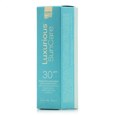 Intermed Luxurius SunCare Probiotics Αντηλιακή Κρέμα Προσώπου SPF30 75ml