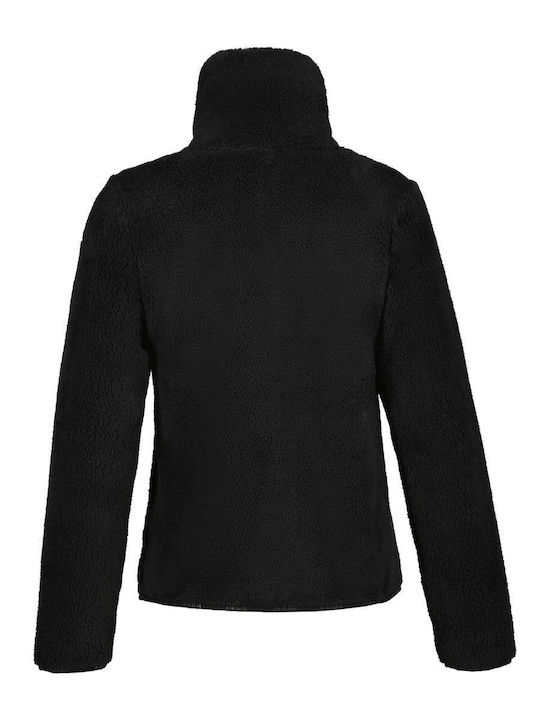 Karmen Women's Cardigan with Zipper Black