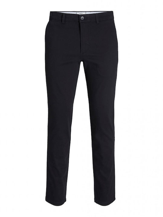 Παντελόνι Chino Ελαστικό σε Slim Εφαρμογή Μαύρο