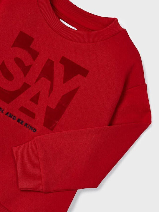 Kids Sweatshirt Red Stay