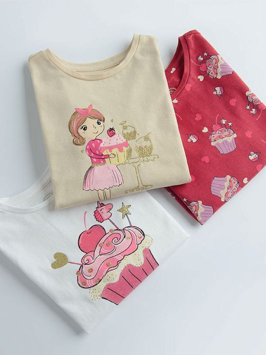 Set of Kids Blouses Multicolored