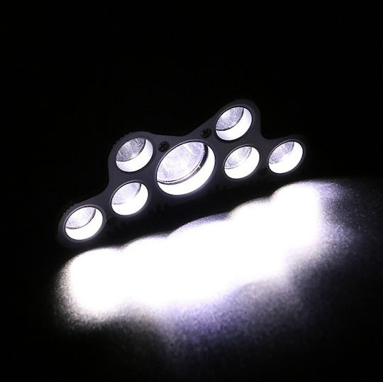 Cree Lumină de lucru și de sit, cu baterie Lanternă Frontală LED IPX6 cu Luminozitate Maximă 1900lm Negru