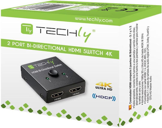 Techly IDATA-HDMI-22BI2