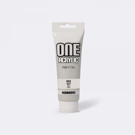 Maimeri One Acrylic Set Culori Acrilice Pictură în culoarea Argintiu 120ml 1buc