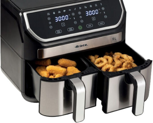 Ariete Dual Metal 4625 Air Fryer 9lt Silver