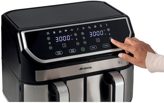 Ariete Dual Metal 4625 Air Fryer 9lt Silver