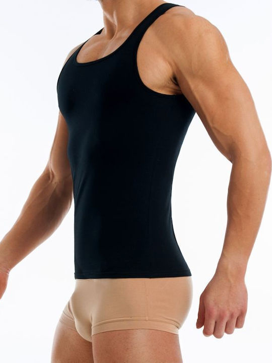 Men's Undershirt Sleeveless in Black Color