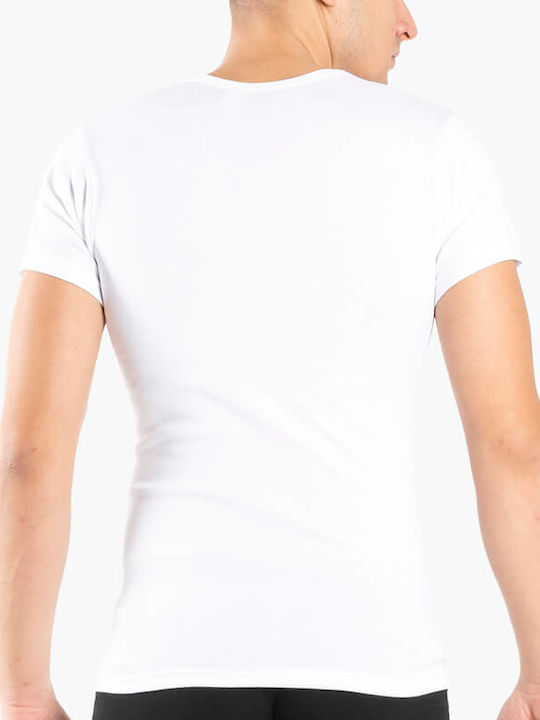 A.A UNDERWEAR Α.A UNDERWEAR Men's Short Sleeve Undershirt White