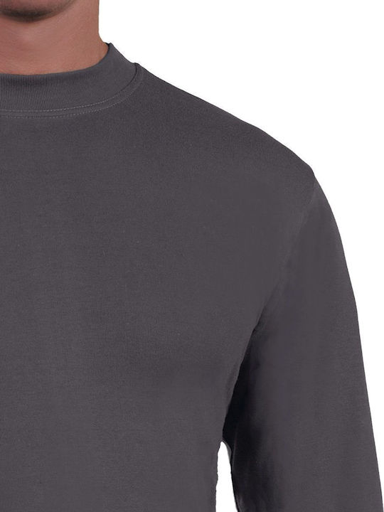 Lord Men's Long Sleeve Undershirt Gray