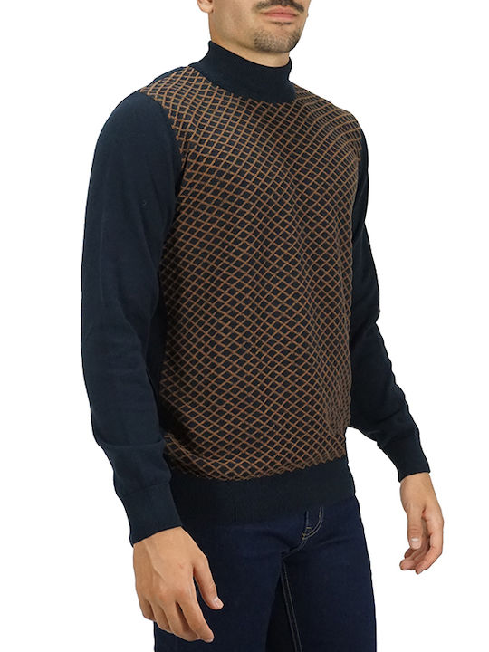 Langarm-Pullover Marineblau