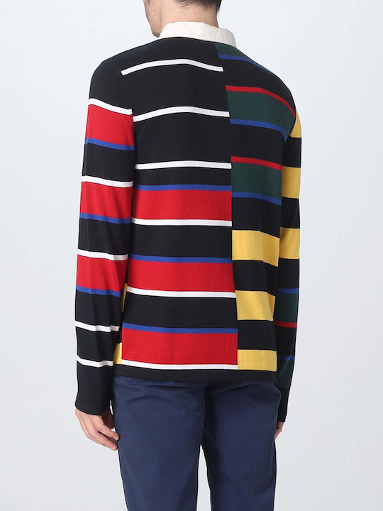 Barbour Men's Long Sleeve Sweater Polo Multicolour